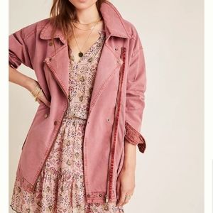 Anthropologie/Letty Relaxed Moto Parka